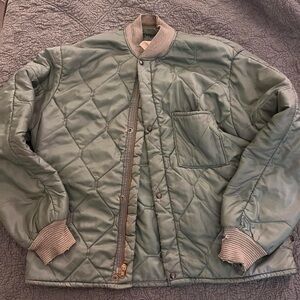 Men's Quilted Jacket - Green